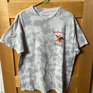 Budweiser Tie-Dye Gray T-Shirt